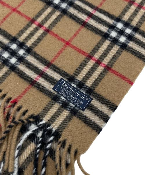Burberry's（バーバリーズ）Burberry's (バーバリーズ) ノバチェック マフラー ブラウンの古着・服飾アイテム