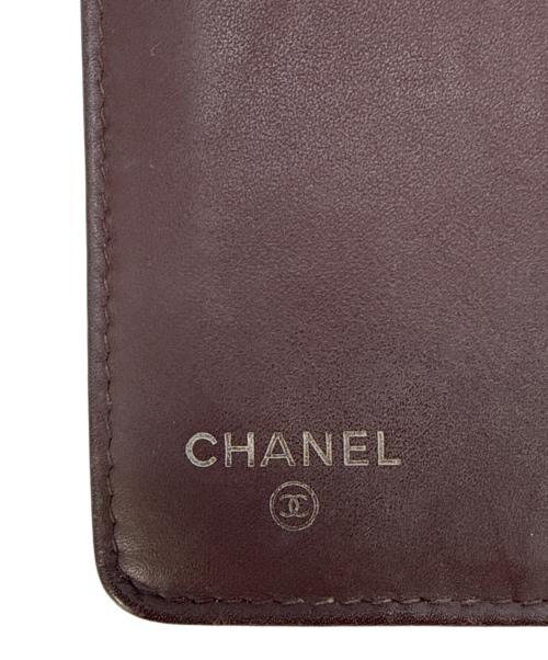 CHANEL（シャネル）CHANEL (シャネル) 2つ折り長財布 ブラックの古着・服飾アイテム