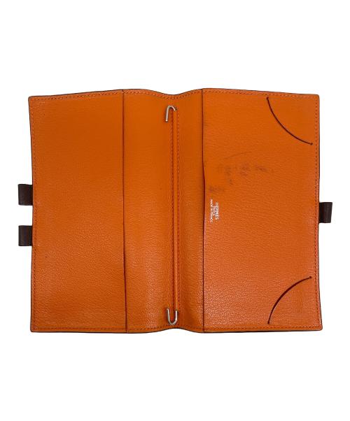 HERMES（エルメス）HERMES (エルメス) 手帳カバー ブラウンの古着・服飾アイテム