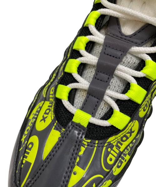 NIKE（ナイキ）NIKE (ナイキ) AIR MAX 95 PREMIUM（エアマックス 95 プレミアム ） グレー×イエロー サイズ:27㎝の古着・服飾アイテム