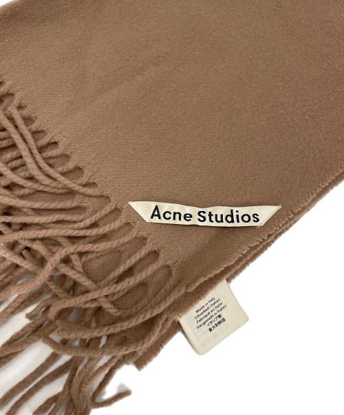 Acne studios（アクネ ストゥディオズ）Acne studios (アクネ ストゥディオズ) ウールマフラー ブラウンの古着・服飾アイテム