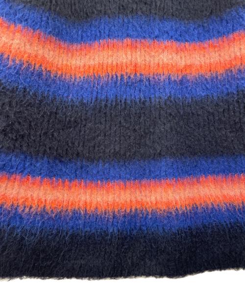 KENZO（ケンゾー）KENZO (ケンゾー) 厚手ニット ネイビー×オレンジ サイズ:XSの古着・服飾アイテム