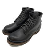 RED WINGレッドウィング）の古着「ヌバックエンジニアブーツ」｜ブラック