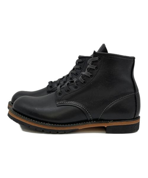 RED WING（レッドウィング）RED WING (レッドウィング) ヌバックエンジニアブーツ ブラック サイズ:7Dの古着・服飾アイテム
