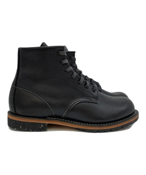 RED WING（レッドウィング）RED WING (レッドウィング) ヌバックエンジニアブーツ ブラック サイズ:7Dの古着・服飾アイテム