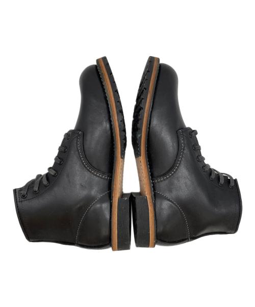RED WING（レッドウィング）RED WING (レッドウィング) ヌバックエンジニアブーツ ブラック サイズ:7Dの古着・服飾アイテム