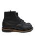 中古・古着 RED WING (レッドウィング) ヌバックエンジニアブーツ ブラック サイズ:7D：8000円