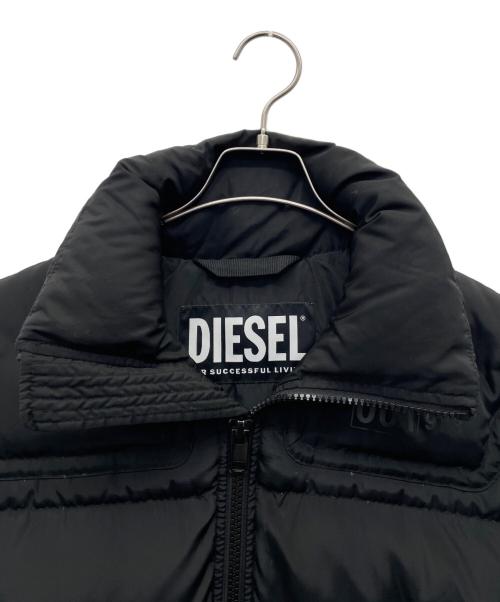 DIESEL（ディーゼル）DIESEL (ディーゼル) ダウンジャケット ブラック サイズ:XSの古着・服飾アイテム