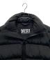 中古・古着 DIESEL (ディーゼル) ダウンジャケット ブラック サイズ:M：15000円
