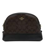 COACHコーチ）の古着「ショルダーバッグ シグネチャー」｜ブラウン×ブラック