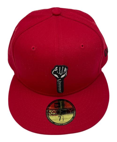 New Era（ニューエラ）New Era (ニューエラ) キャップ レッド サイズ:71/2の古着・服飾アイテム