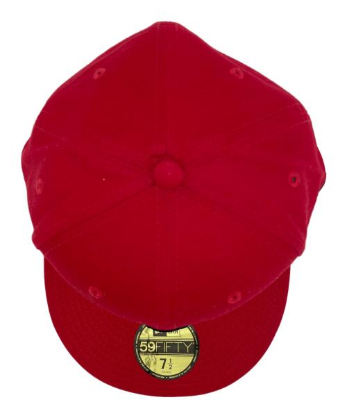 New Era（ニューエラ）New Era (ニューエラ) キャップ レッド サイズ:71/2の古着・服飾アイテム