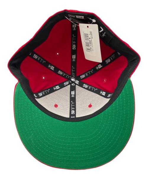 New Era（ニューエラ）New Era (ニューエラ) キャップ レッド サイズ:71/2の古着・服飾アイテム