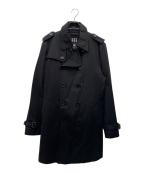 BURBERRY BLACK LABELバーバリーブラックレーベル）の古着「ライナー付トレンチコート」｜ブラック