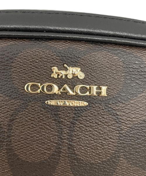 COACH（コーチ）COACH (コーチ) ショルダーポーチ ブラウン×ブラックの古着・服飾アイテム