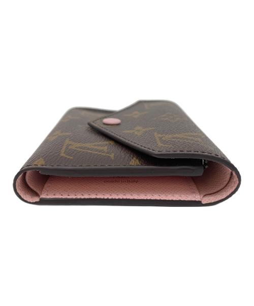LOUIS VUITTON（ルイ ヴィトン）LOUIS VUITTON (ルイ ヴィトン) ポルトフォイユ ヴィクトリーヌ ブラウン×ピンクの古着・服飾アイテム