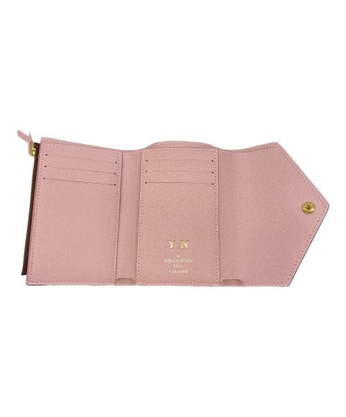 LOUIS VUITTON（ルイ ヴィトン）LOUIS VUITTON (ルイ ヴィトン) ポルトフォイユ ヴィクトリーヌ ブラウン×ピンクの古着・服飾アイテム