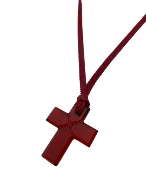 Baccarat（バカラ）Baccarat (バカラ) Baccarat　レッドクロスネックレスの古着・服飾アイテム