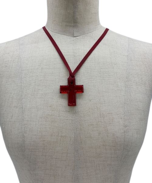 Baccarat（バカラ）Baccarat (バカラ) Baccarat　レッドクロスネックレスの古着・服飾アイテム