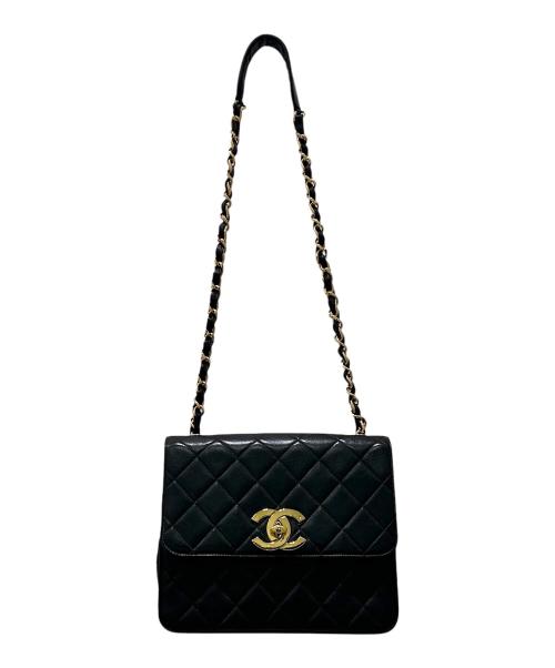 CHANEL（シャネル）CHANEL (シャネル) マトラッセ チェーンショルダーバッグ ブラック サイズ:-の古着・服飾アイテム