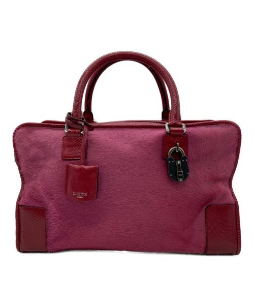 LOEWE（ロエベ）LOEWE (ロエベ) ハンドバッグ レッドの古着・服飾アイテム