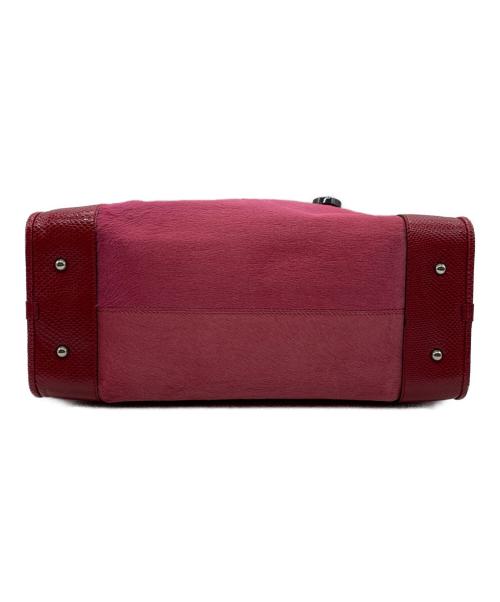 LOEWE（ロエベ）LOEWE (ロエベ) ハンドバッグ レッドの古着・服飾アイテム