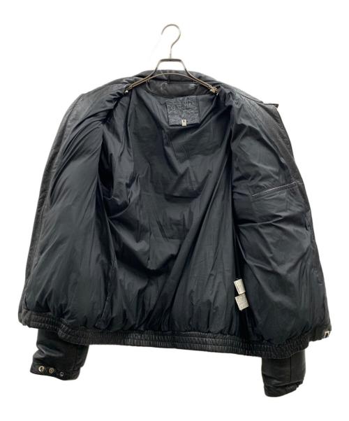 A BATHING APE（ア ベイシング エイプ）A BATHING APE (ア ベイシング エイプ) A BATHING APE　ダウンジャケット ブラック サイズ:Lの古着・服飾アイテム