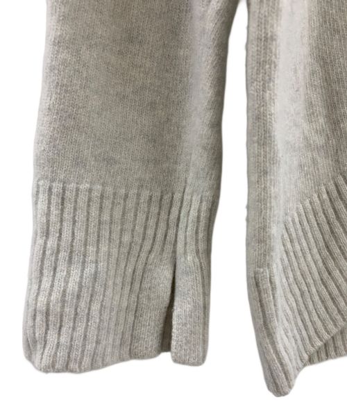 qualite（カリテ）qualite (カリテ) qualite　ファインウールオフタートルプルオーバーニット グレー サイズ:FREEの古着・服飾アイテム