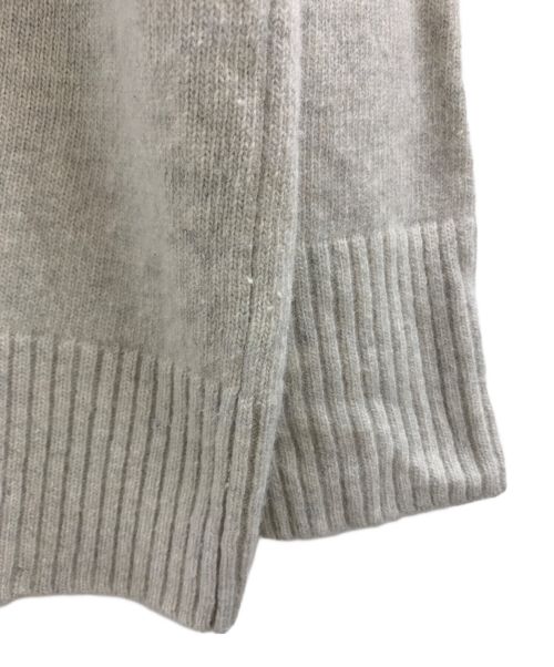 qualite（カリテ）qualite (カリテ) qualite　ファインウールオフタートルプルオーバーニット グレー サイズ:FREEの古着・服飾アイテム