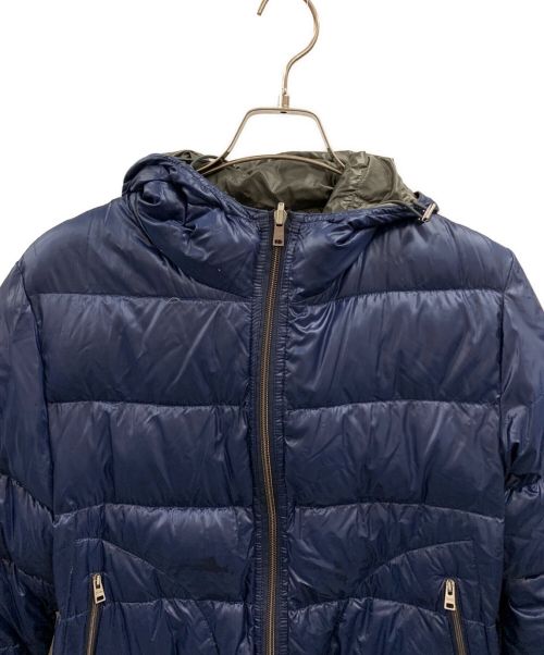 HERNO（ヘルノ）HERNO (ヘルノ) リバーシブルダウンジャケット ブルー×グレー サイズ:48の古着・服飾アイテム