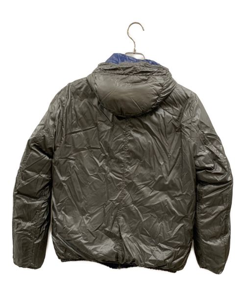 HERNO（ヘルノ）HERNO (ヘルノ) リバーシブルダウンジャケット ブルー×グレー サイズ:48の古着・服飾アイテム