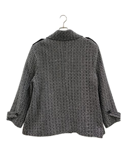 AMAIL（アマイル）AMAIL (アマイル) AMAIL　ダブルジャケット ホワイト×ブラック サイズ:FREE 未使用品の古着・服飾アイテム