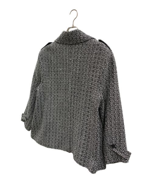 AMAIL（アマイル）AMAIL (アマイル) AMAIL　ダブルジャケット ホワイト×ブラック サイズ:FREE 未使用品の古着・服飾アイテム