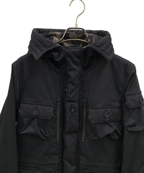 narifuri（ナリフリ）narifuri (ナリフリ) 裏ボアアーミースモックブルゾン ブラック サイズ:Sの古着・服飾アイテム