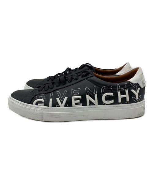 GIVENCHY（ジバンシィ）GIVENCHY (ジバンシィ) レザースニーカー ブラック×ホワイト サイズ:26の古着・服飾アイテム