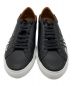 中古・古着 GIVENCHY (ジバンシィ) レザースニーカー ブラック×ホワイト サイズ:26：18000円