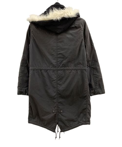 ALPHA（アルファ）ALPHA (アルファ) ライナー付モッズコート ブラック サイズ:Sの古着・服飾アイテム