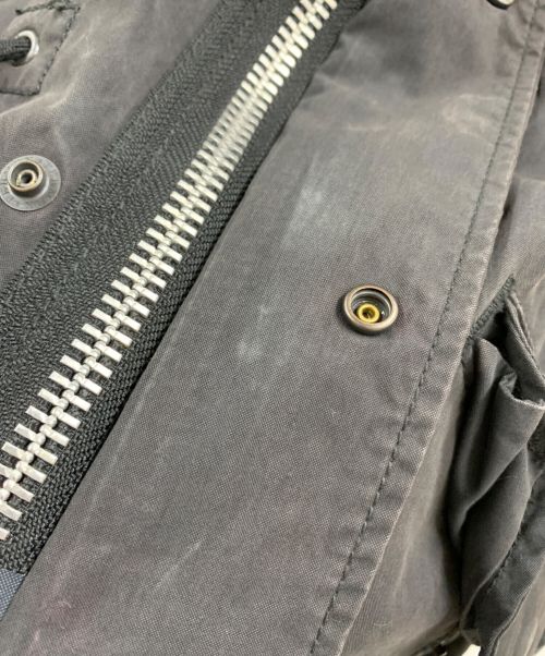 ALPHA（アルファ）ALPHA (アルファ) ライナー付モッズコート ブラック サイズ:Sの古着・服飾アイテム