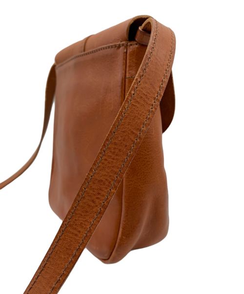 genten（ゲンテン）genten (ゲンテン) レザーショルダーバッグ ブラウンの古着・服飾アイテム