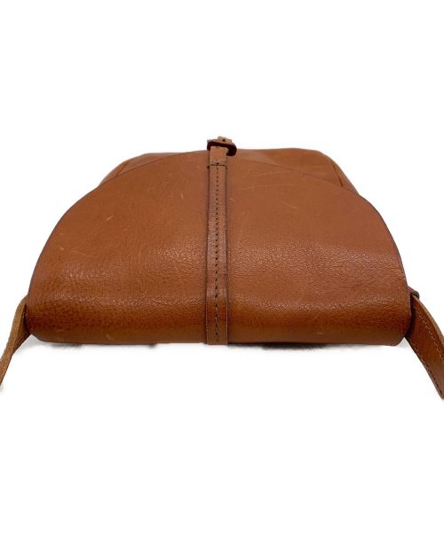 genten（ゲンテン）genten (ゲンテン) レザーショルダーバッグ ブラウンの古着・服飾アイテム