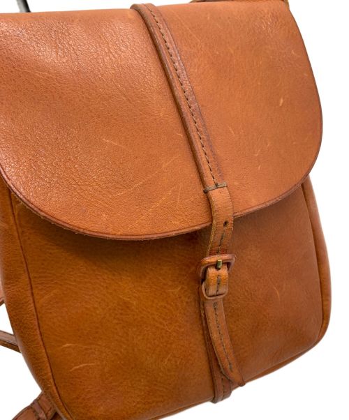 genten（ゲンテン）genten (ゲンテン) レザーショルダーバッグ ブラウンの古着・服飾アイテム