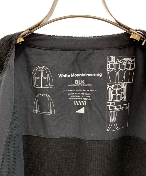 WHITE MOUNTAINEERING（ホワイトマウンテ二アニング）WHITE MOUNTAINEERING (ホワイトマウンテ二アニング) ZIPPED JACKET ブラック サイズ:3の古着・服飾アイテム