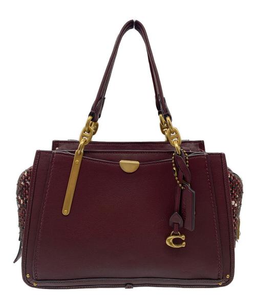 COACH（コーチ）COACH (コーチ) COACH　2WAYバッグ パープルの古着・服飾アイテム