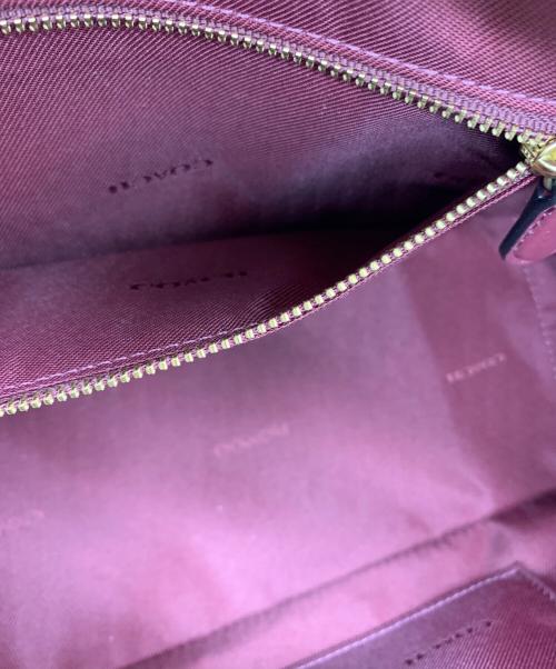 COACH（コーチ）COACH (コーチ) COACH　2WAYバッグ パープルの古着・服飾アイテム