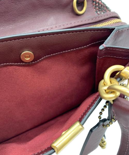 COACH（コーチ）COACH (コーチ) COACH　2WAYバッグ パープルの古着・服飾アイテム