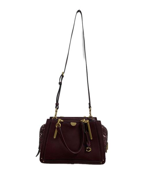 COACH（コーチ）COACH (コーチ) COACH　2WAYバッグ パープルの古着・服飾アイテム