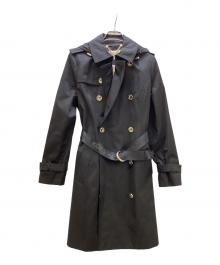 MICHAEL KORS（マイケル・コース）の古着「ロゴベルトトレンチコート」｜ブラック