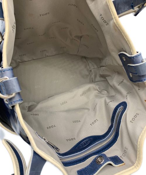 TOD'S（トッズ）TOD'S (トッズ) トートバッグ ネイビーの古着・服飾アイテム