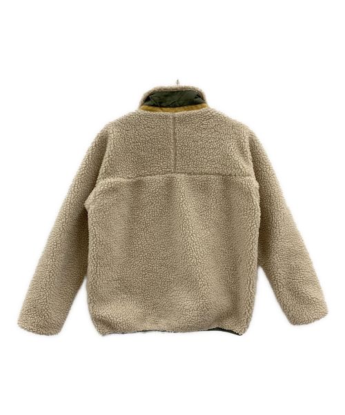 Patagonia（パタゴニア）Patagonia (パタゴニア) Patagonia　キッズ・レトロXジャケット ベージュ×グリーン サイズ:Lの古着・服飾アイテム