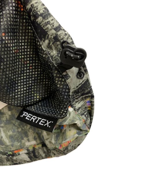 and wander（アンドワンダー）and wander (アンドワンダー) パーテックスプリンテッドウィンドティー グリーン サイズ:XL 未使用品の古着・服飾アイテム